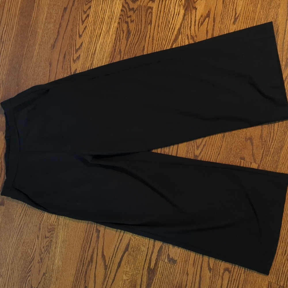 Banana Republic Factory Black Wide Leg Dress Pants - Picture 5 of 7